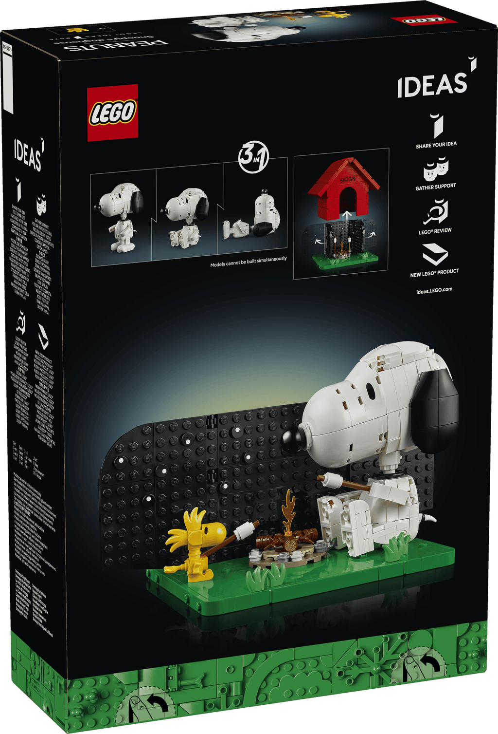 LEGO Ideas Peanuts: Snoopy's Doghouse box