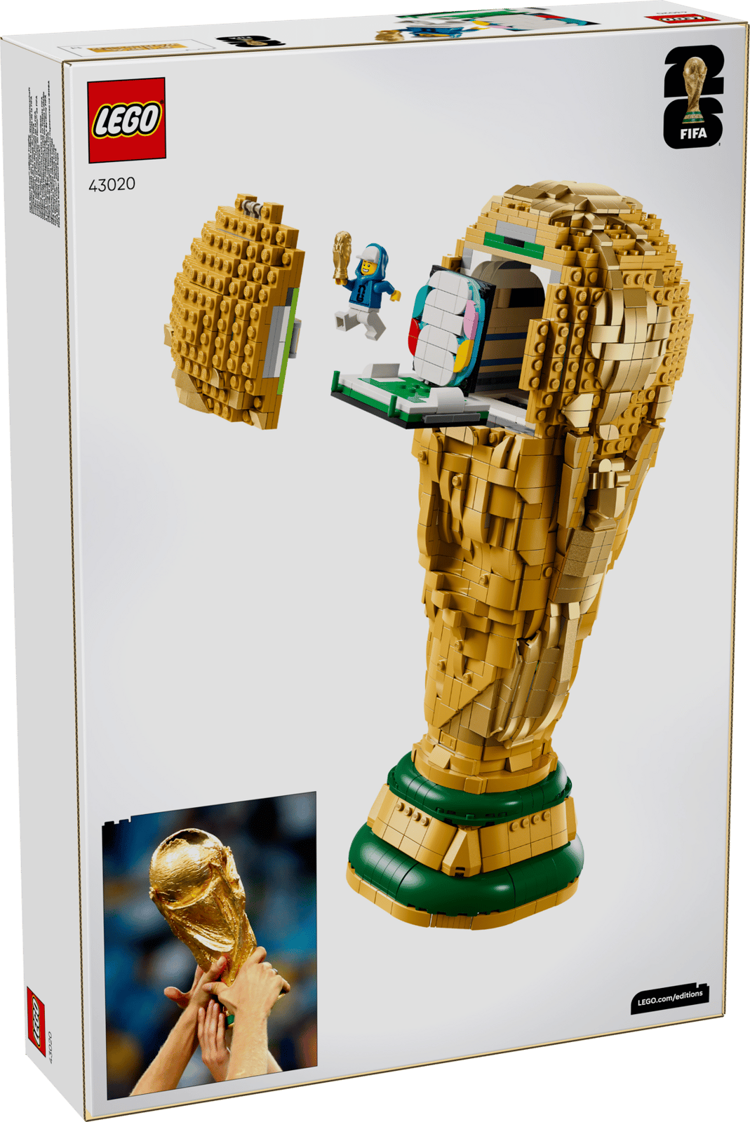 LEGO Editions FIFA World Cup Official Trophy 43020 box