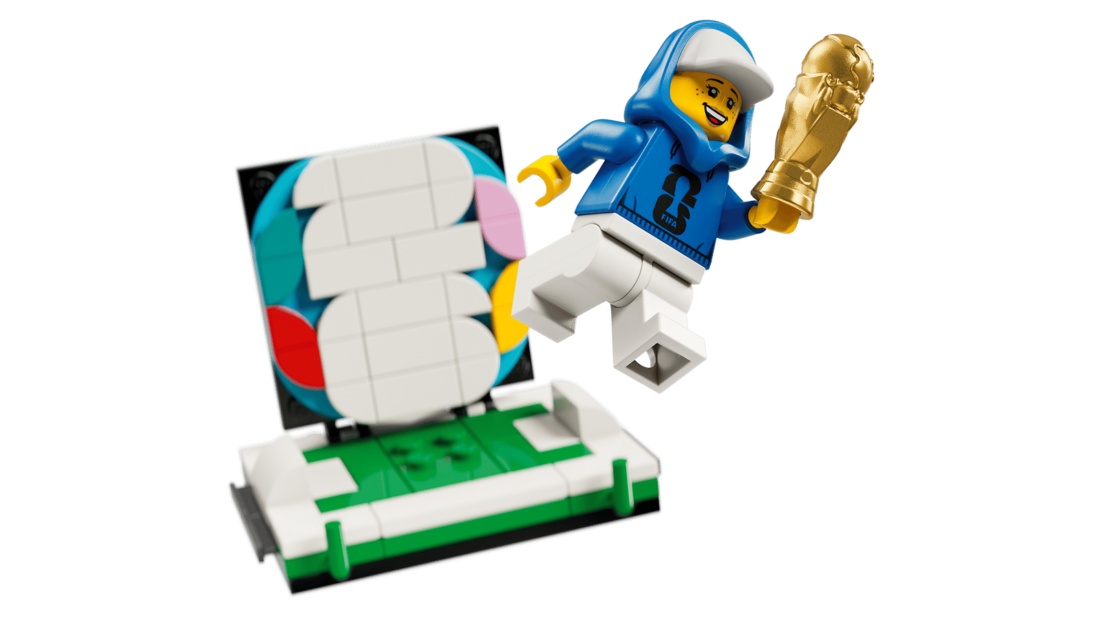 LEGO Editions FIFA World Cup Official Trophy 43020 detail view