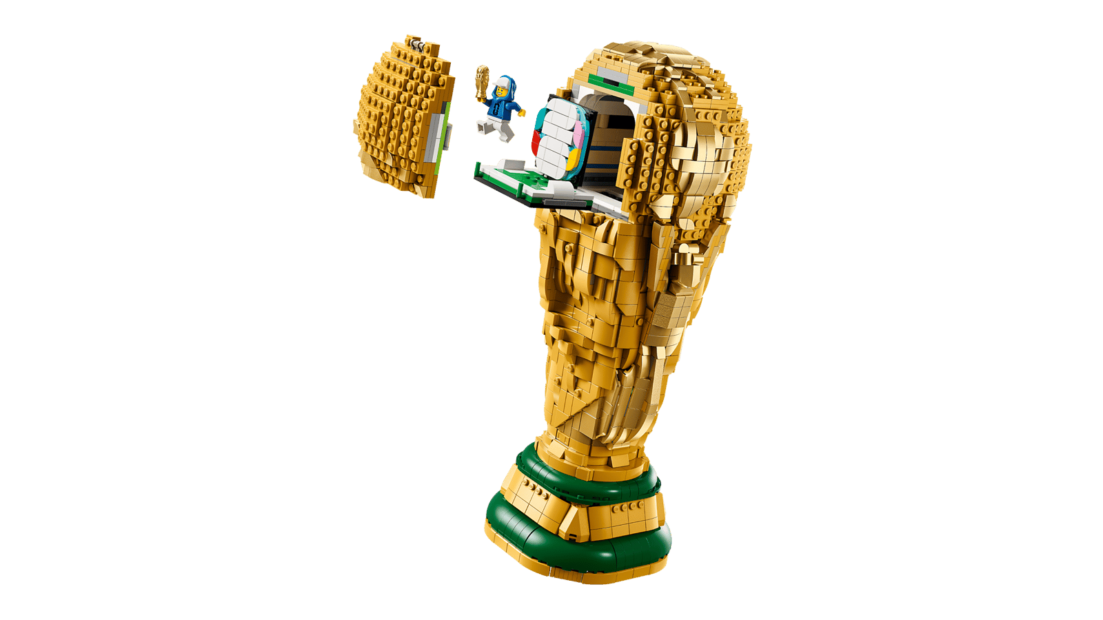 LEGO Editions FIFA World Cup Official Trophy 43020 detail view