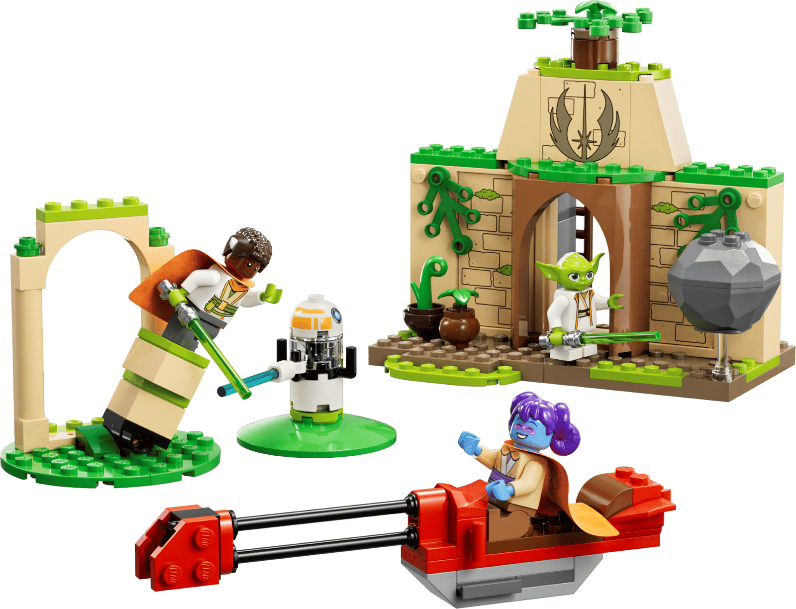 LEGO Star Wars Tenoo Jedi Temple 75358 built model