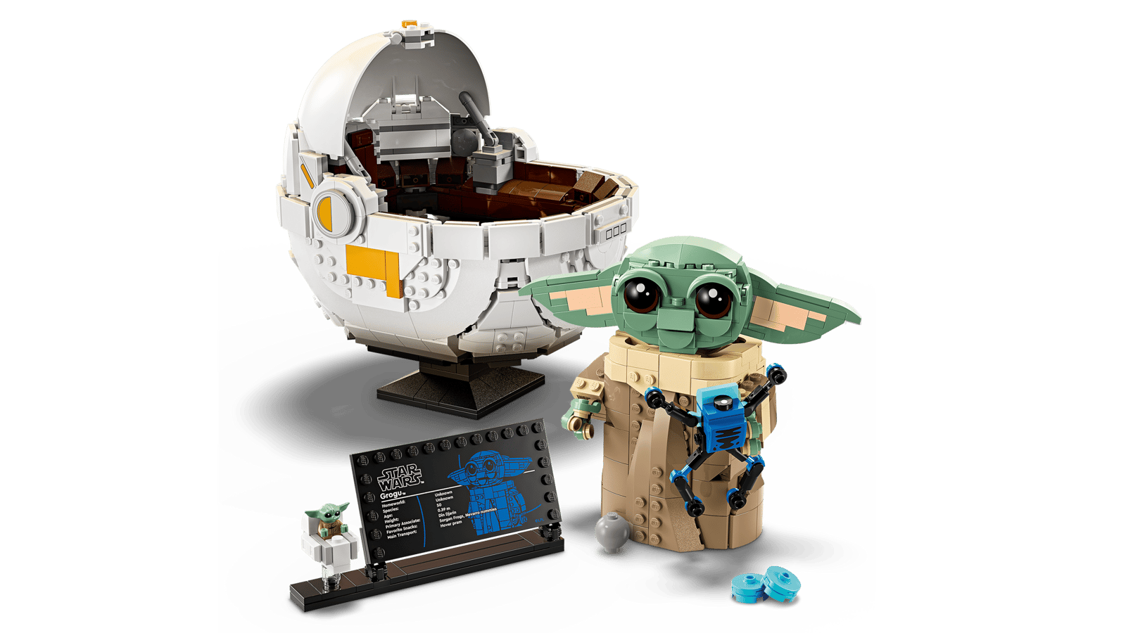 LEGO Star Wars Grogu with Hover Pram 75403 detail view