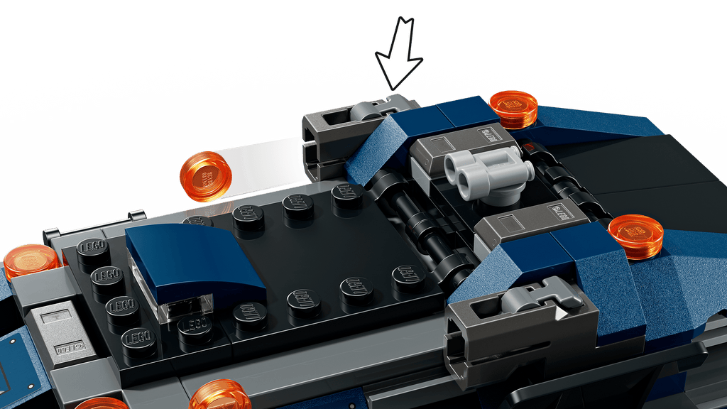 LEGO Marvel Spider-Man Prison Transport Chase 76349 detail view