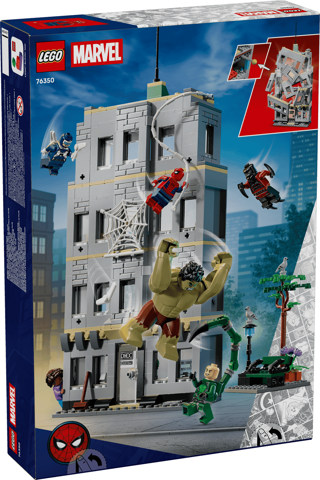 LEGO Marvel Spider-Man vs. Hulk Epic Clash 76350 box