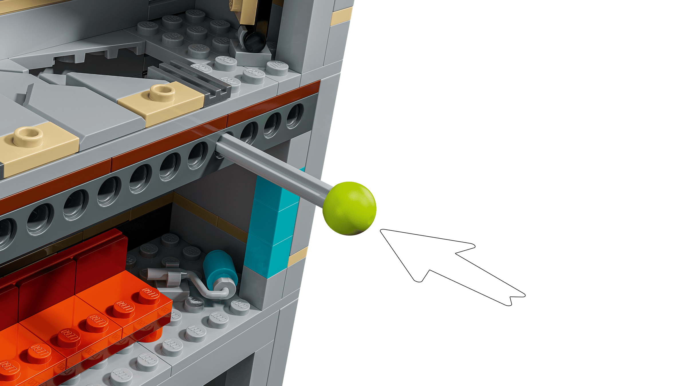 LEGO Marvel Spider-Man vs. Hulk Epic Clash 76350 detail view