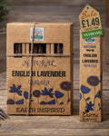 Natural English Lavender organic incense box and single pack