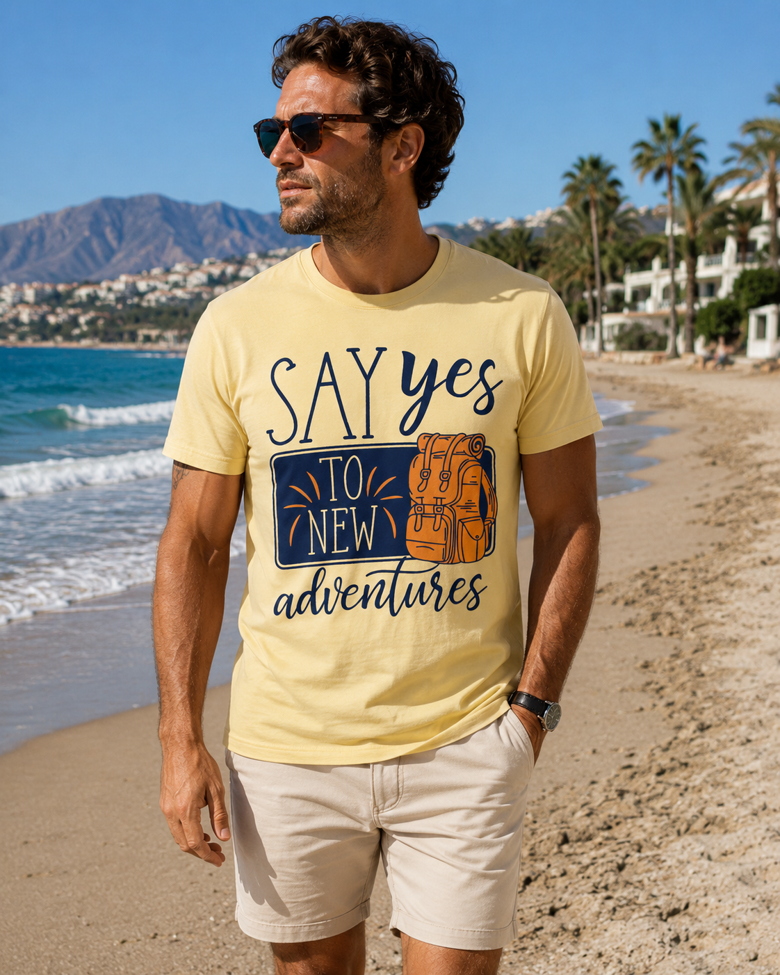 Say Yes To New Adventures Men's T-Shirt
