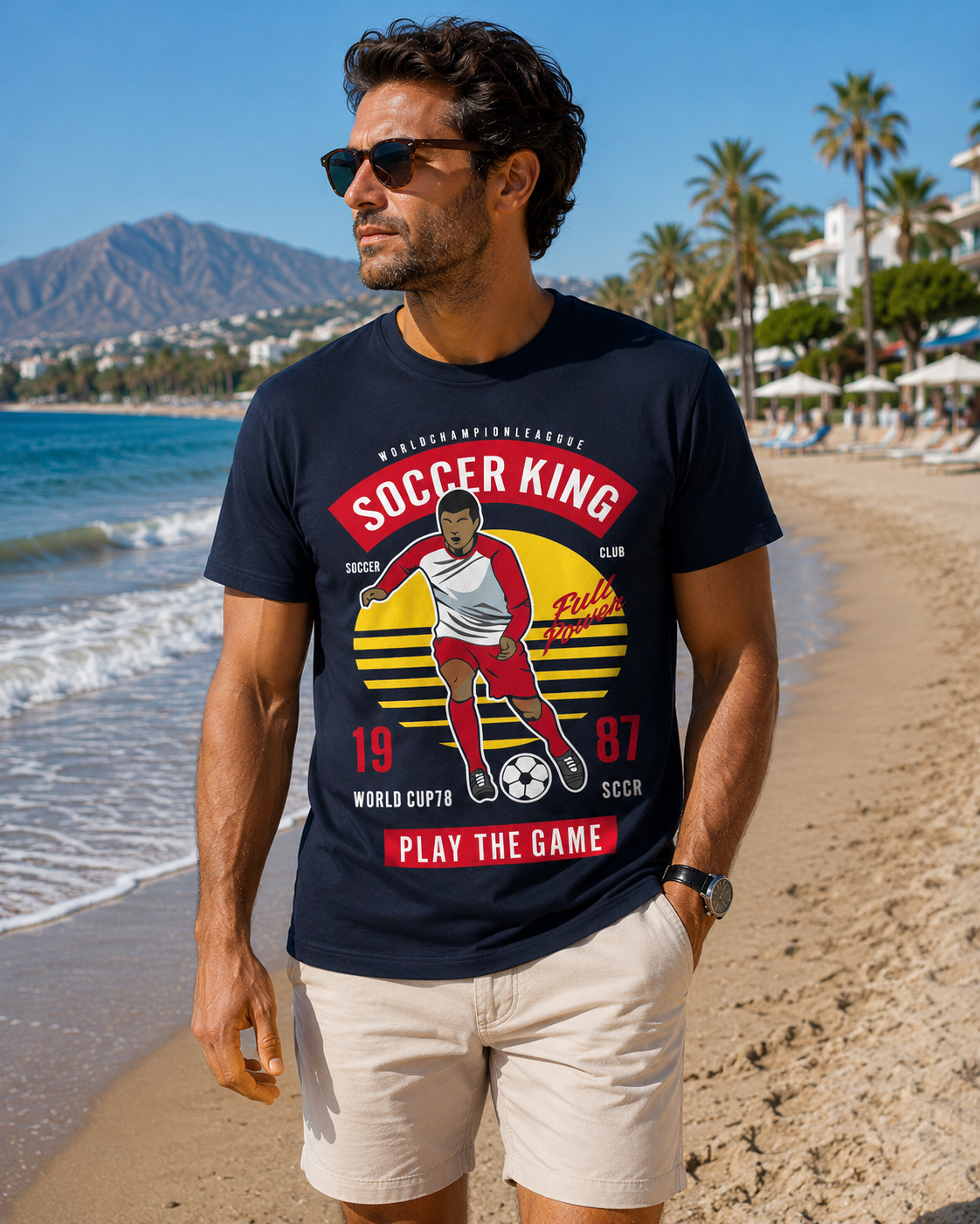 Soccer King Graphic T-Shirt