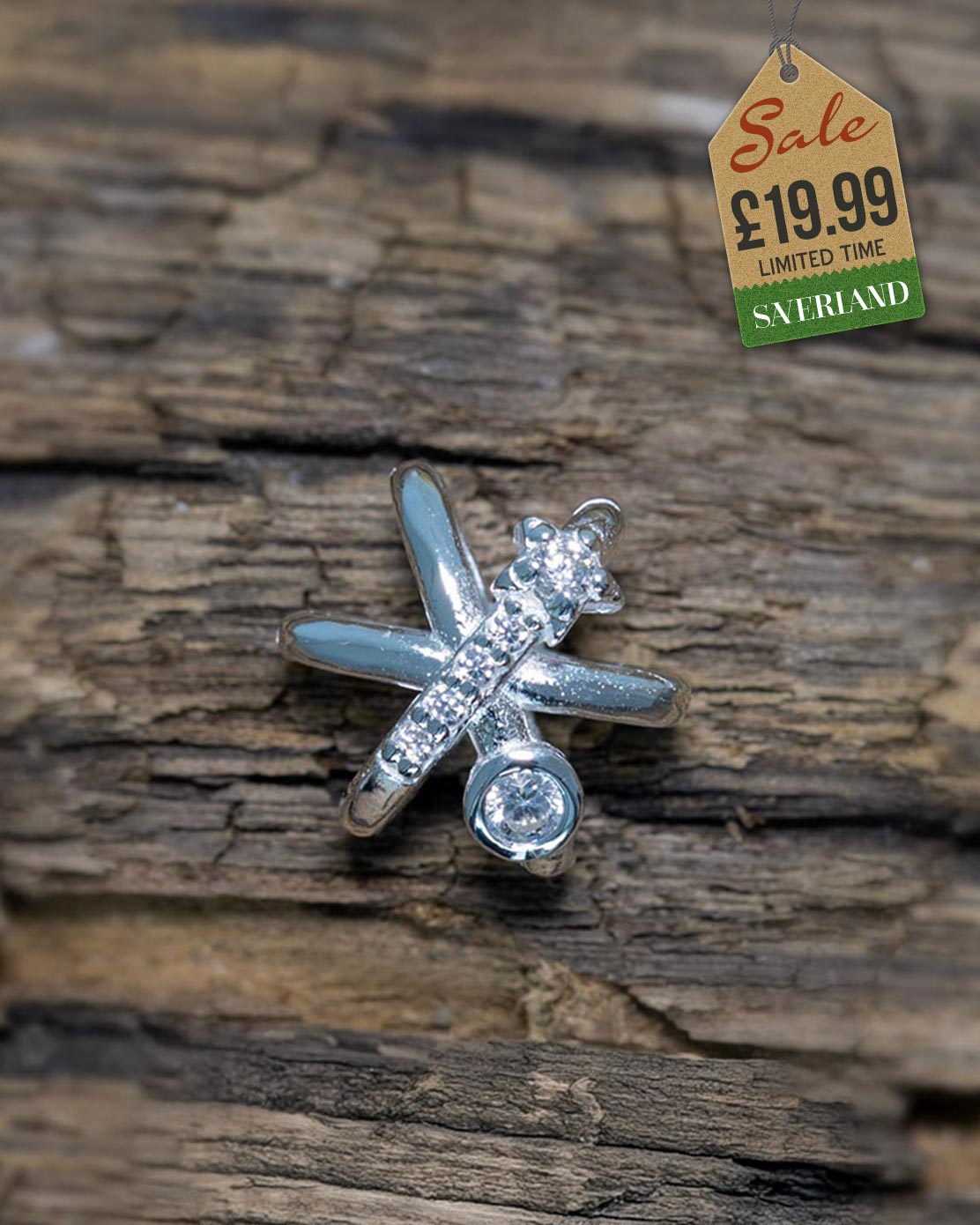 Sterling Silver Endless Stars Pendant