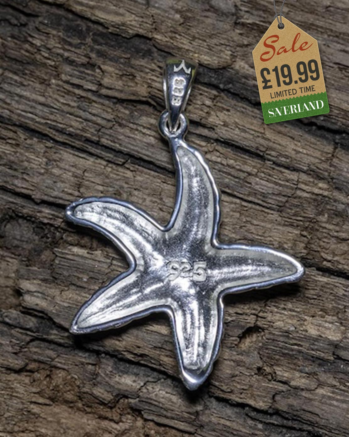 Sterling Silver Starfish Pendant