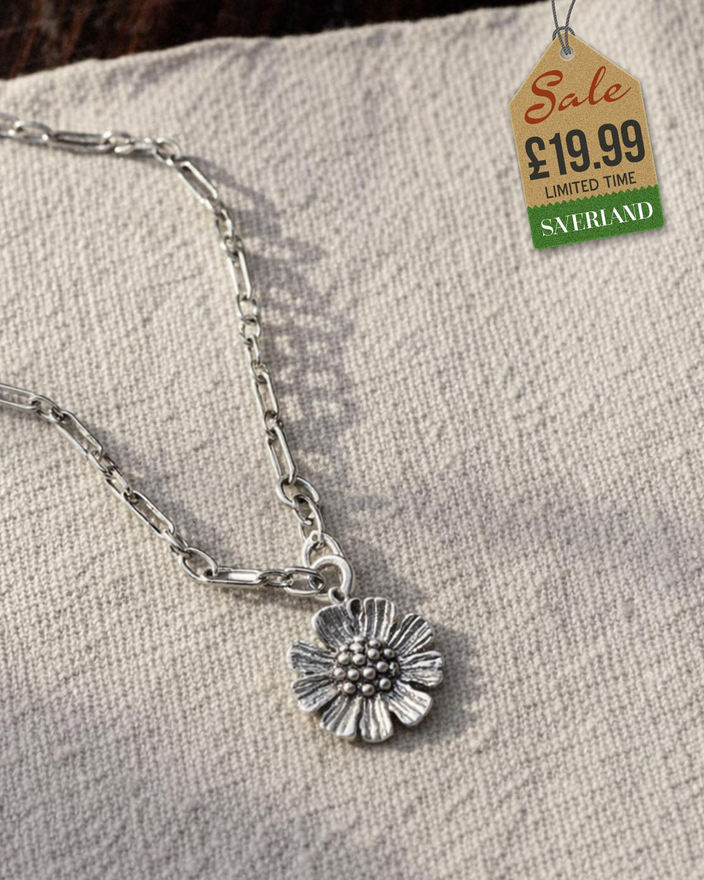 Sterling Silver Magical Flower Pendant
