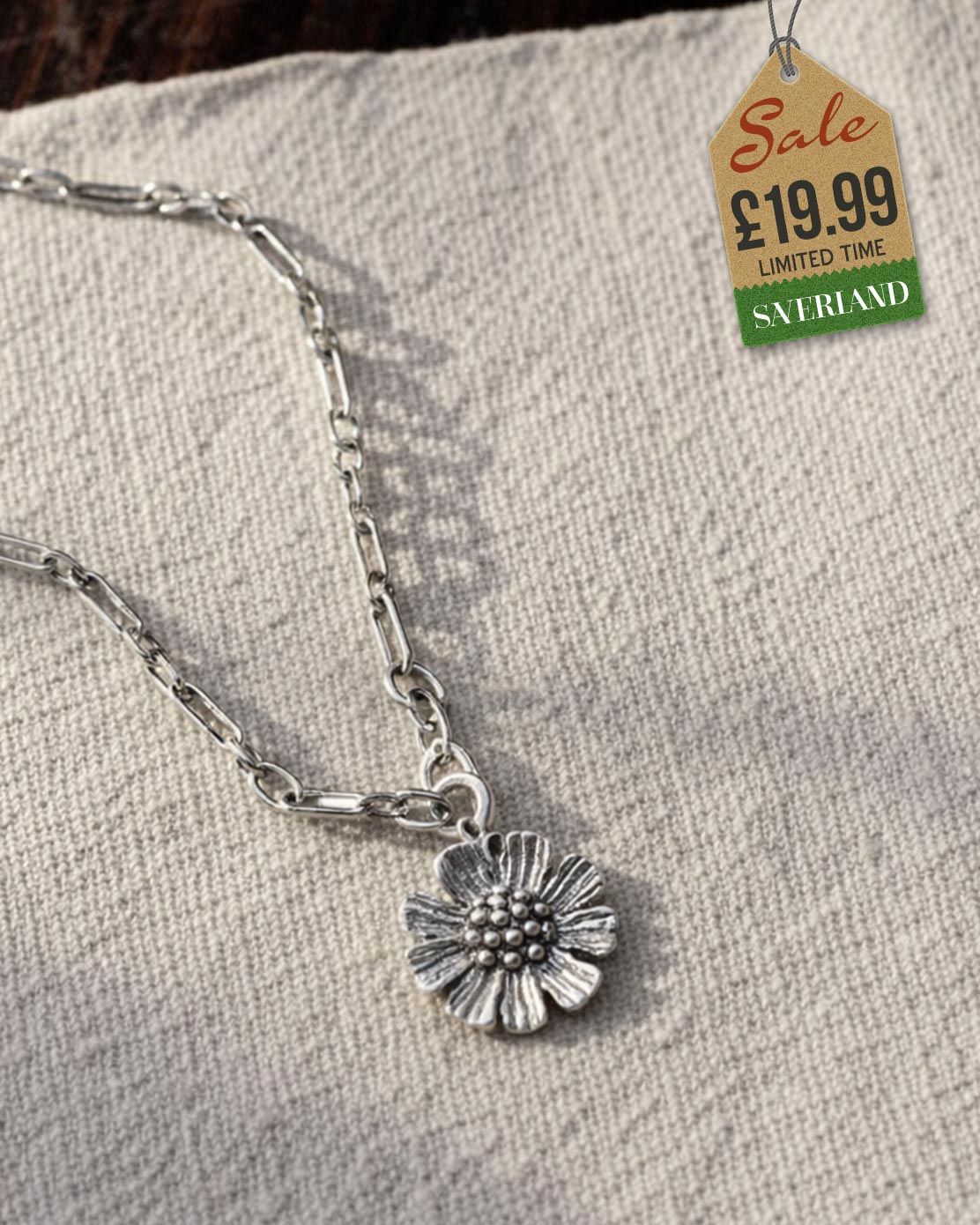 Sterling Silver Magical Flower Pendant