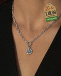 Sterling Silver Magical Flower Pendant