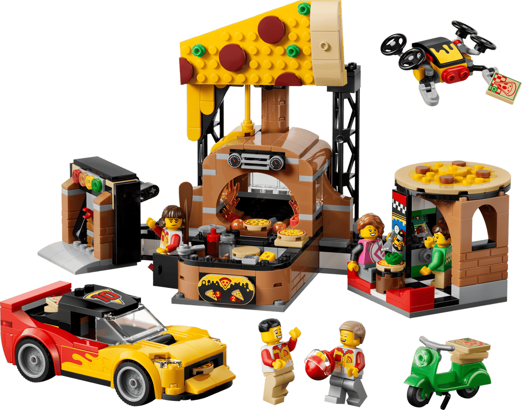 LEGO City Pizza Delivery Experience with Vehicles 60496