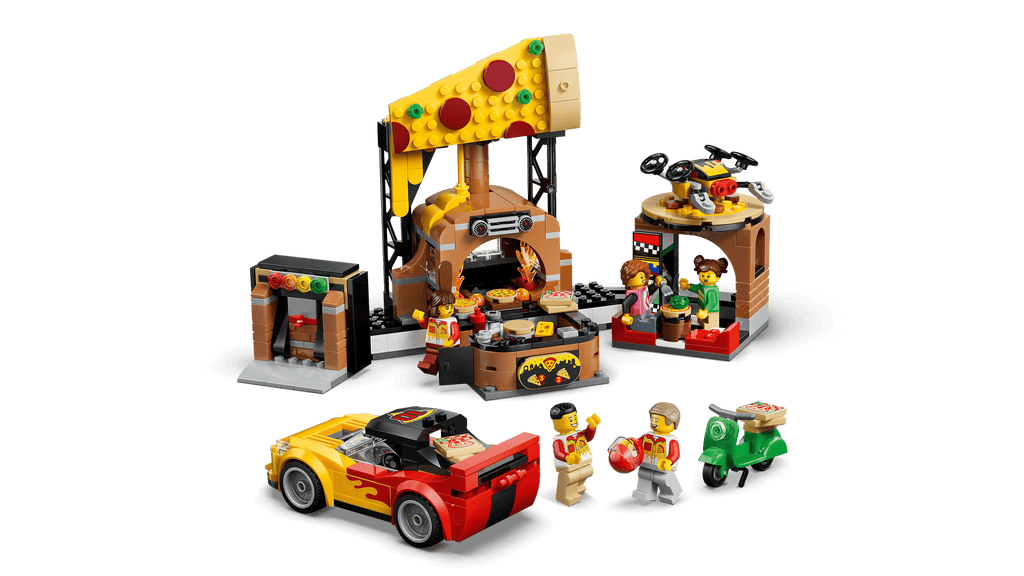 LEGO City Pizza Delivery Experience with Vehicles 60496