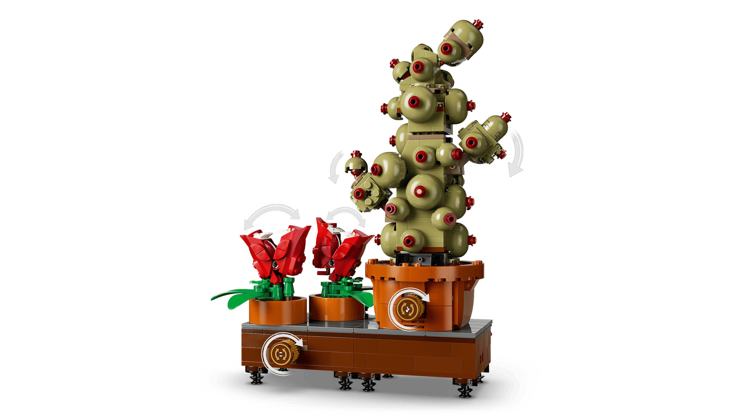 LEGO Harry Potter Hogwarts Herbology Plants 76474 detail view