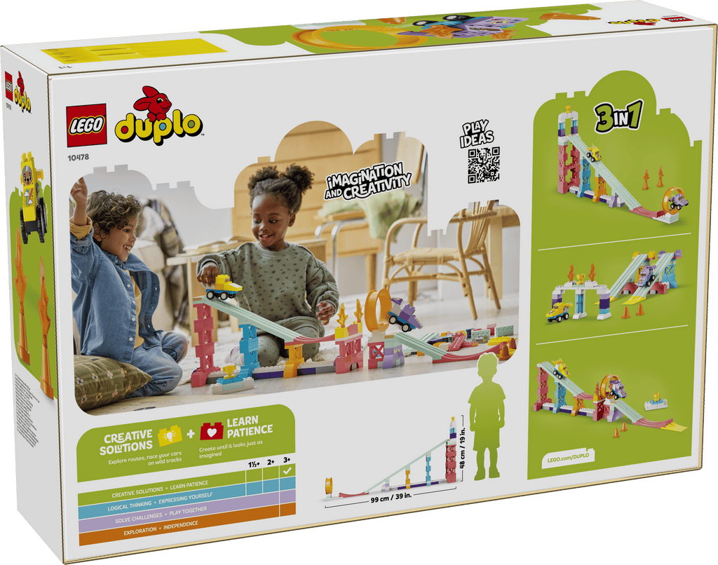 LEGO DUPLO 3 in 1 Creative Ramps with Vehicles box