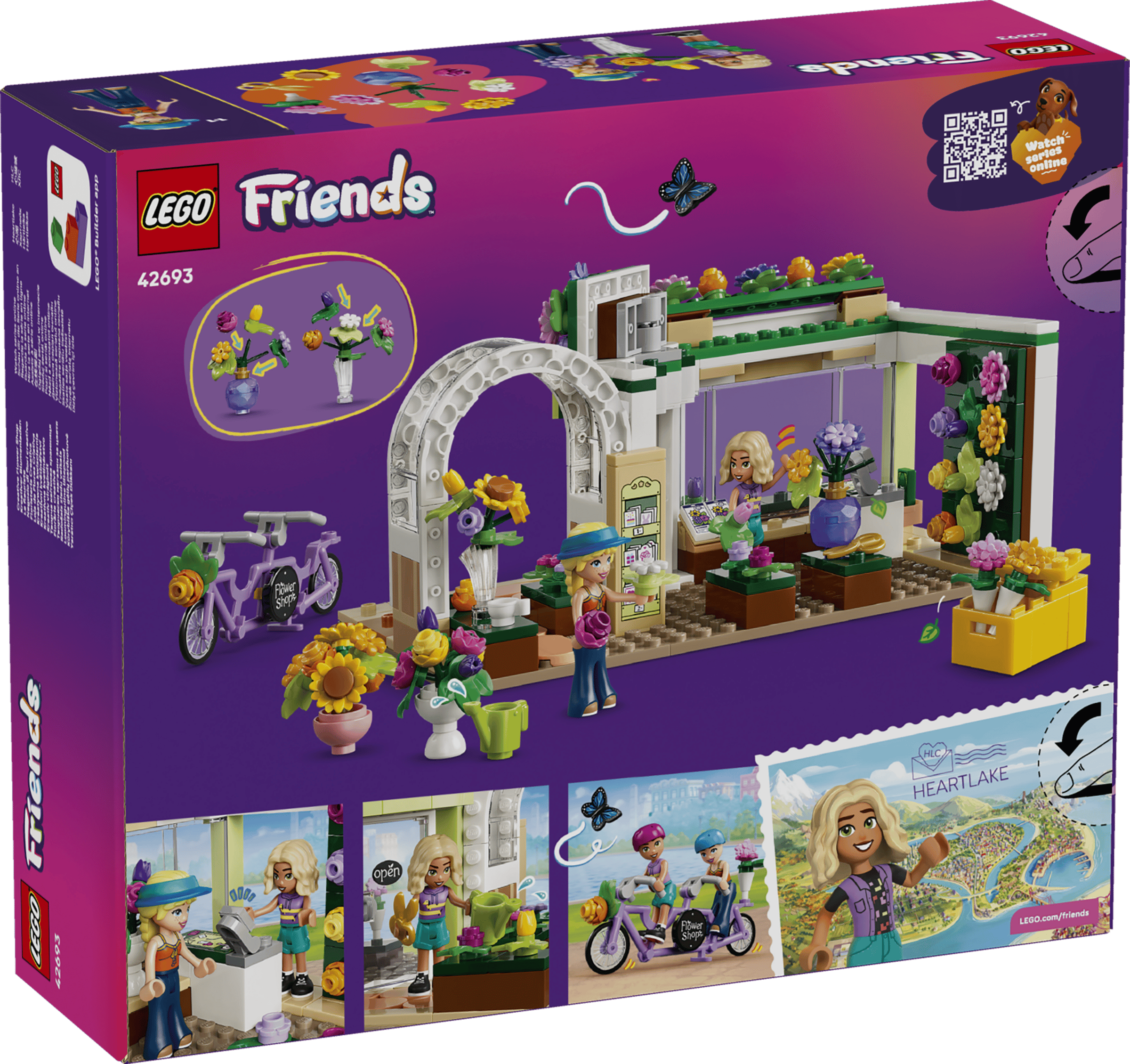 LEGO Friends Creative Flower Shop 42693 box