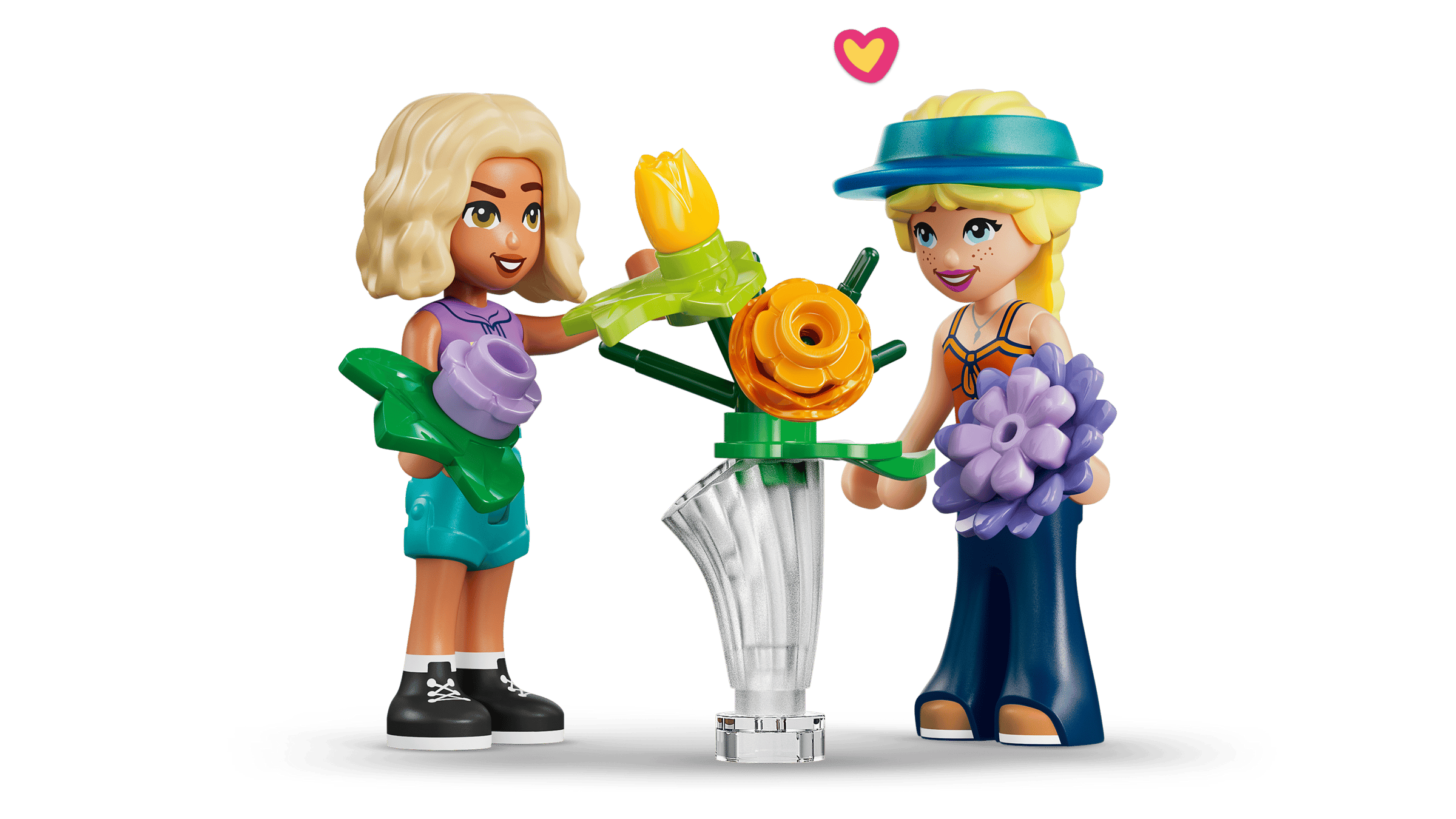 LEGO Friends Creative Flower Shop 42693 detail view