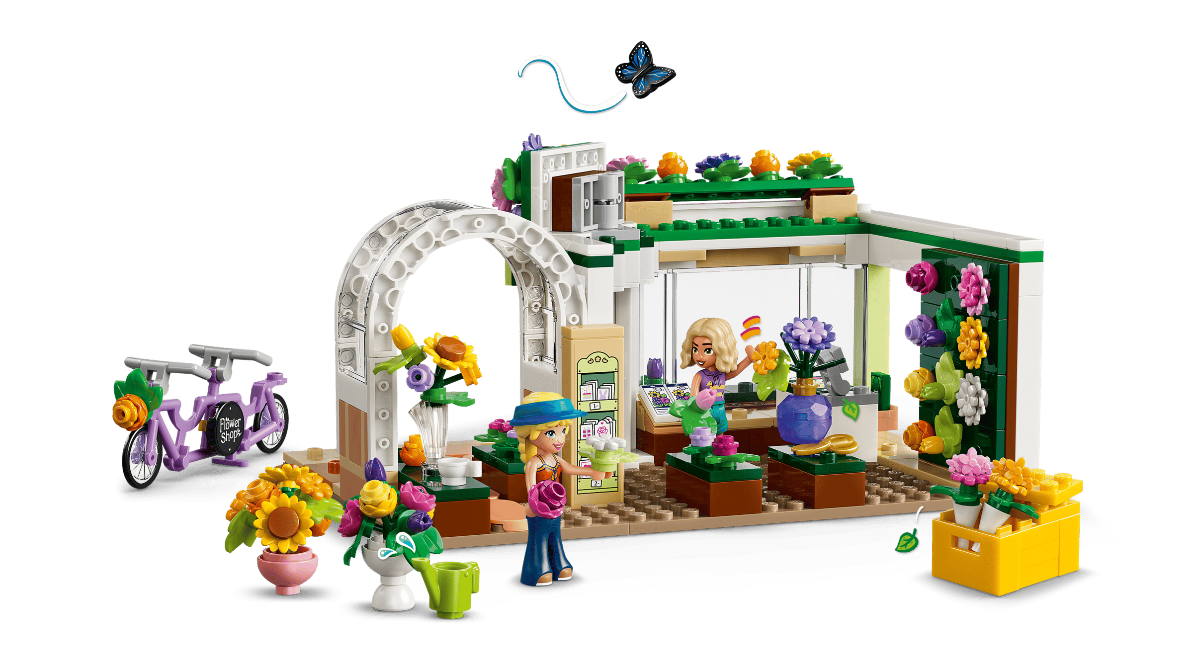 LEGO Friends Creative Flower Shop 42693 detail view