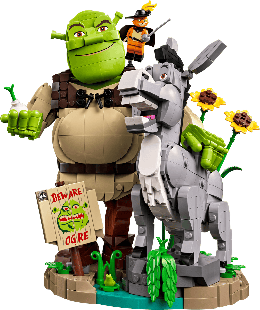 LEGO Shrek Shrek, Donkey & Puss in Boots 72423 built model