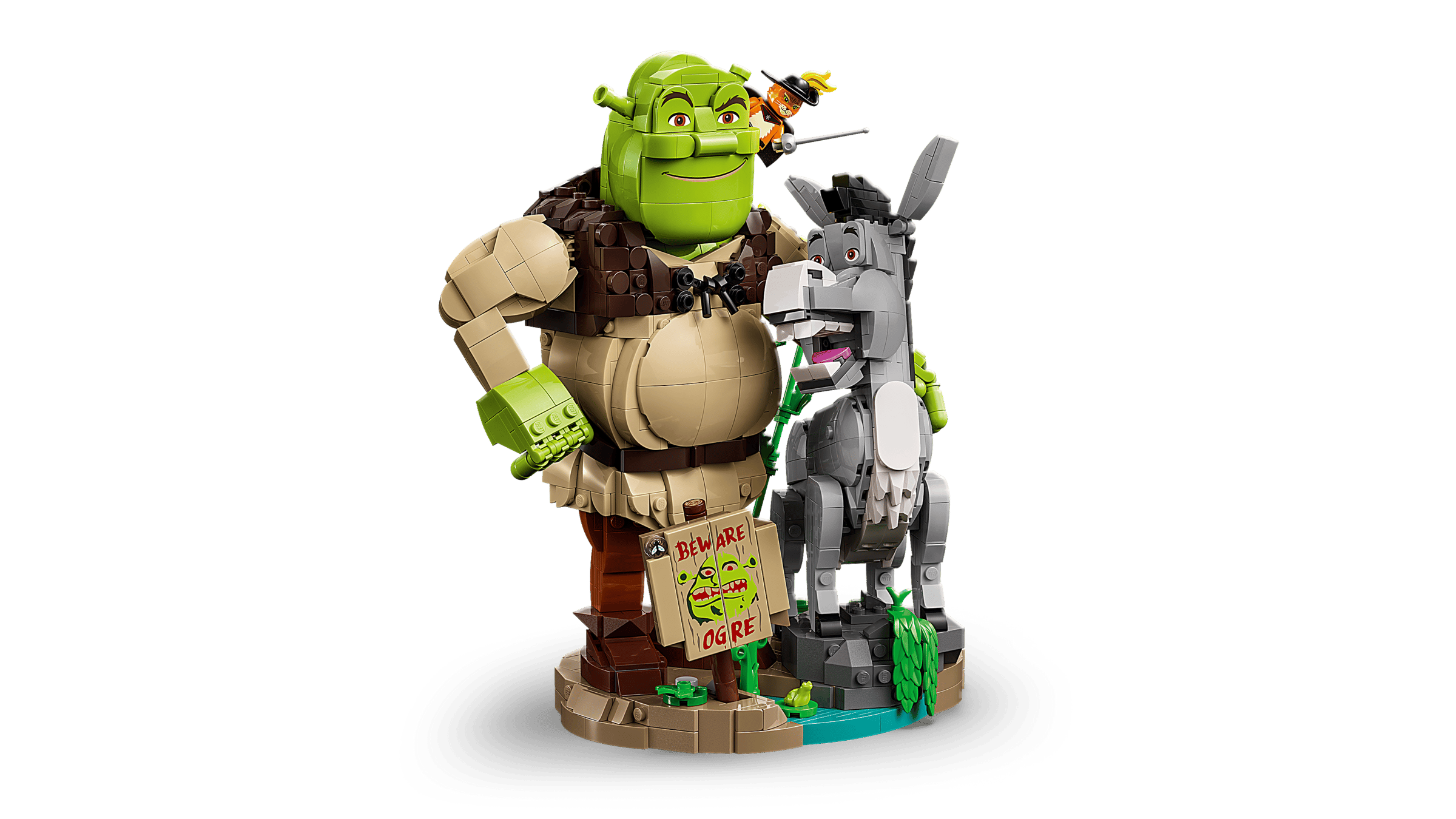 LEGO Shrek Shrek, Donkey & Puss in Boots 72423 detail view