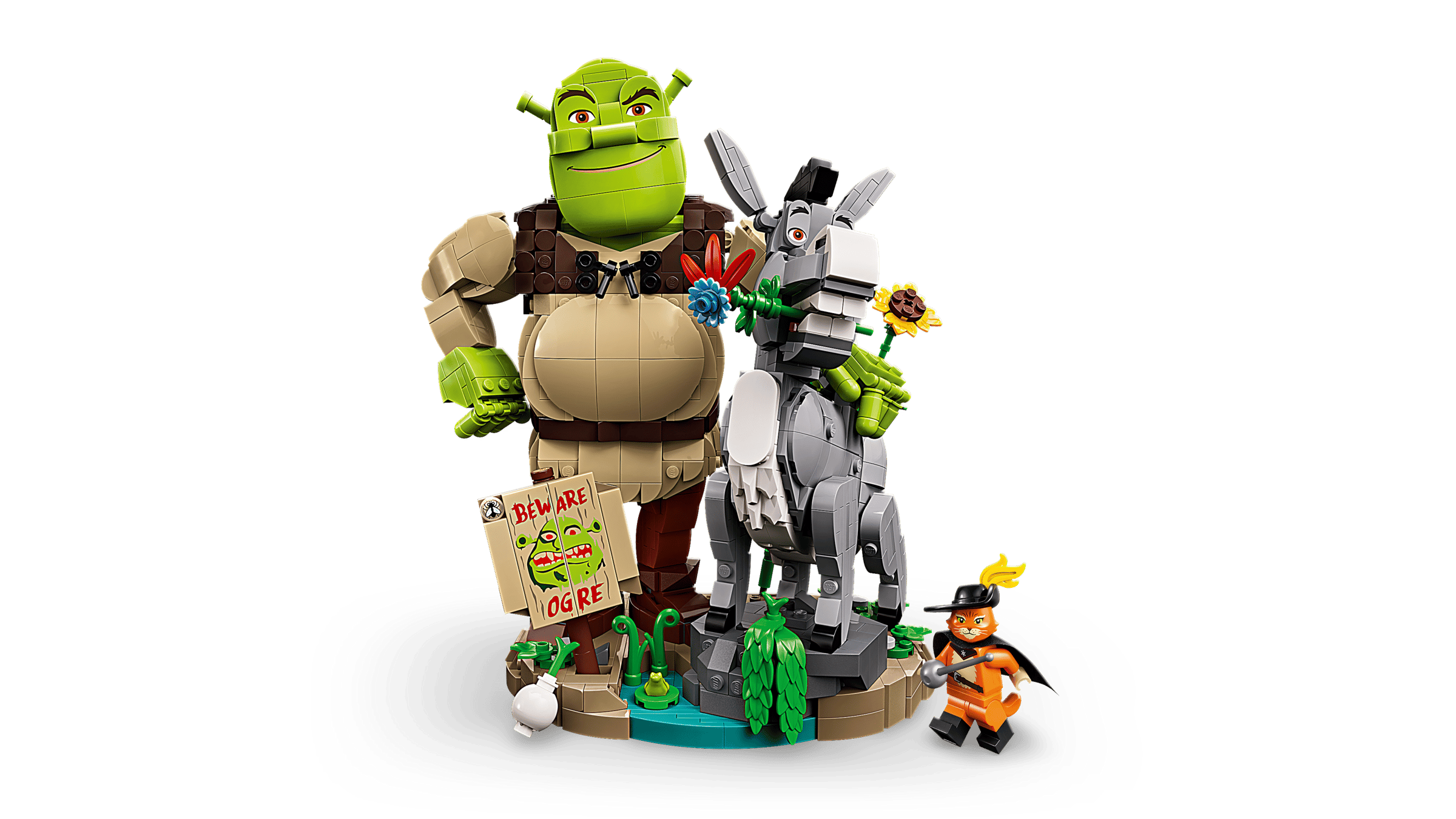 LEGO Shrek Shrek, Donkey & Puss in Boots 72423 detail view