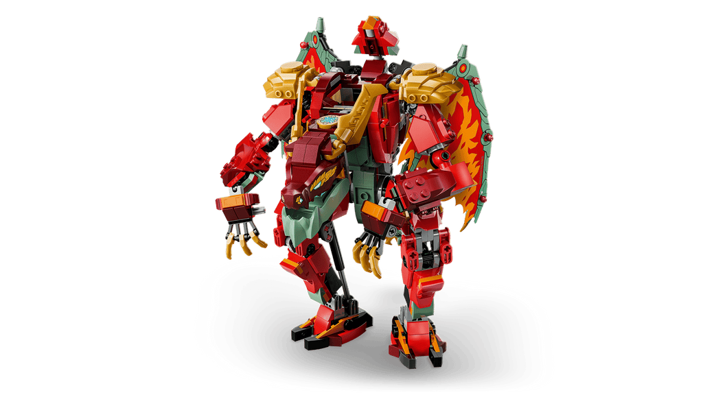 LEGO Ninjago Wyldfyre's Transforming Dragon Mech 71868 detail view
