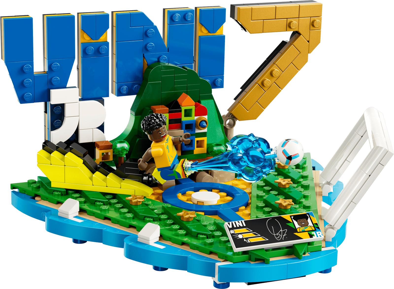 LEGO Editions Vini Jr. - Football Highlights 43027 built model