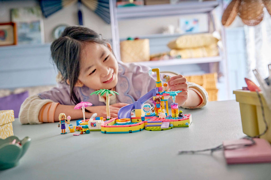 LEGO Friends Fun Water Park Day 42676 play scene