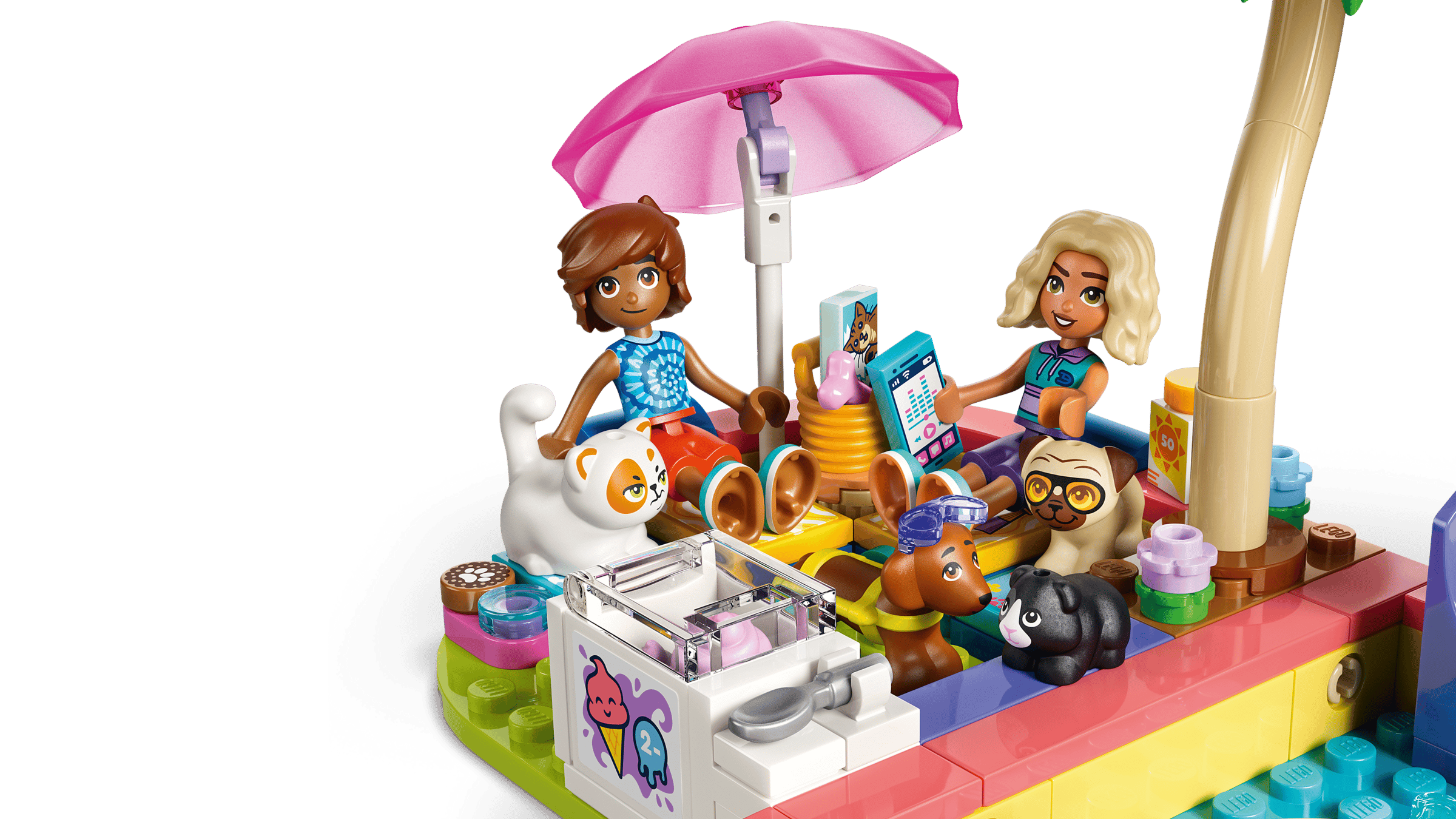 LEGO Friends Fun Water Park Day 42676 detail view