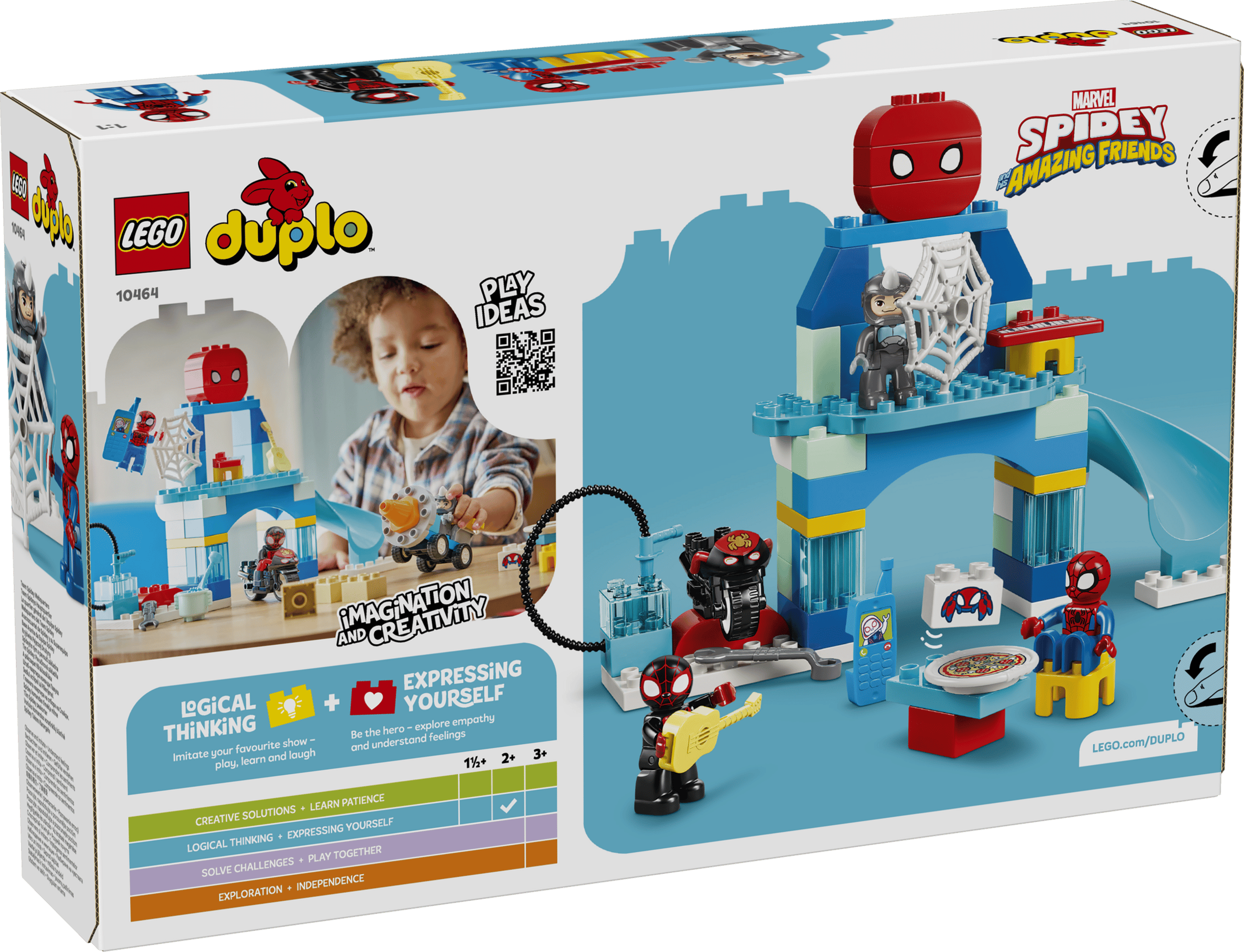 LEGO DUPLO Team Spidey Webquarters box