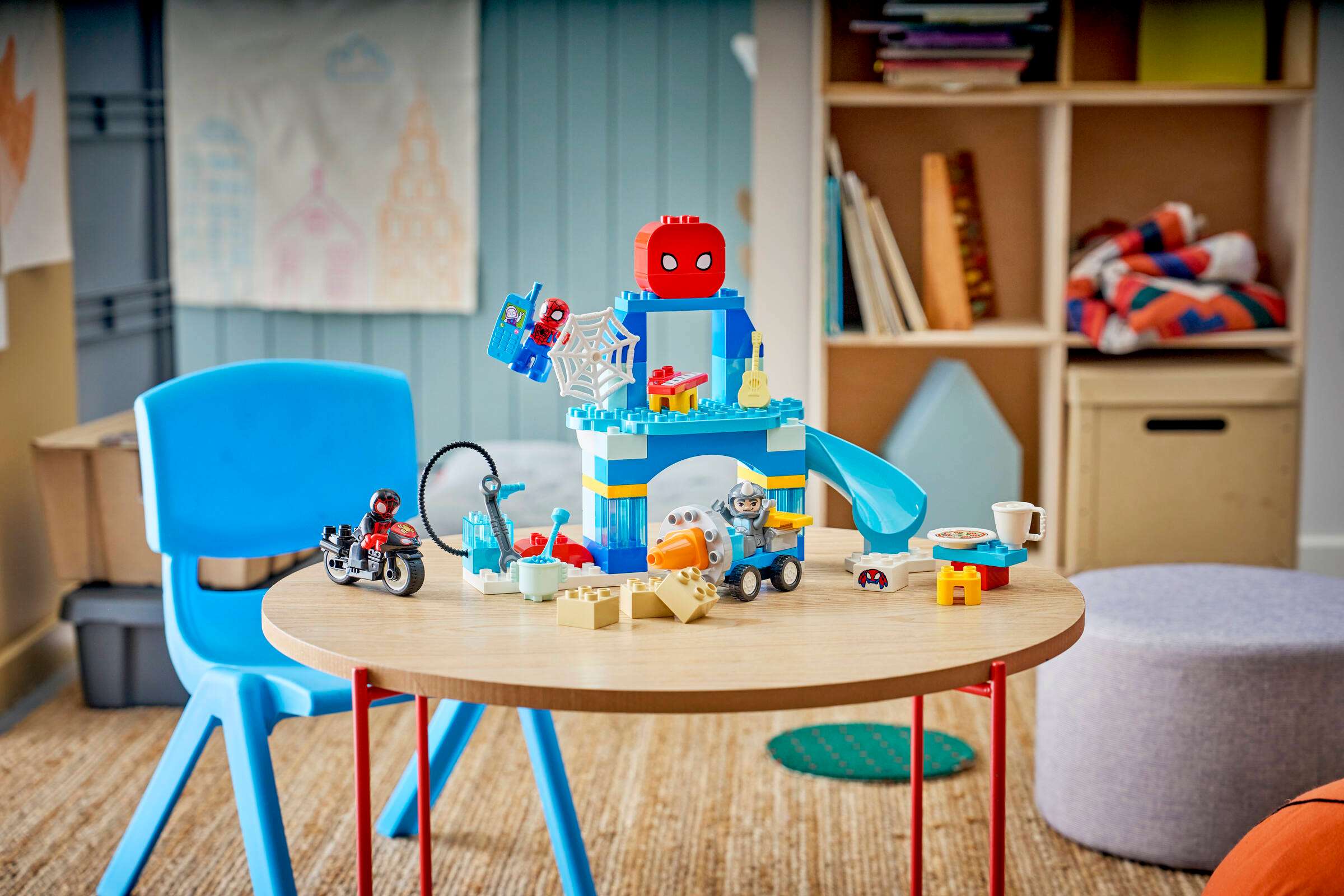 LEGO DUPLO Team Spidey Webquarters on display