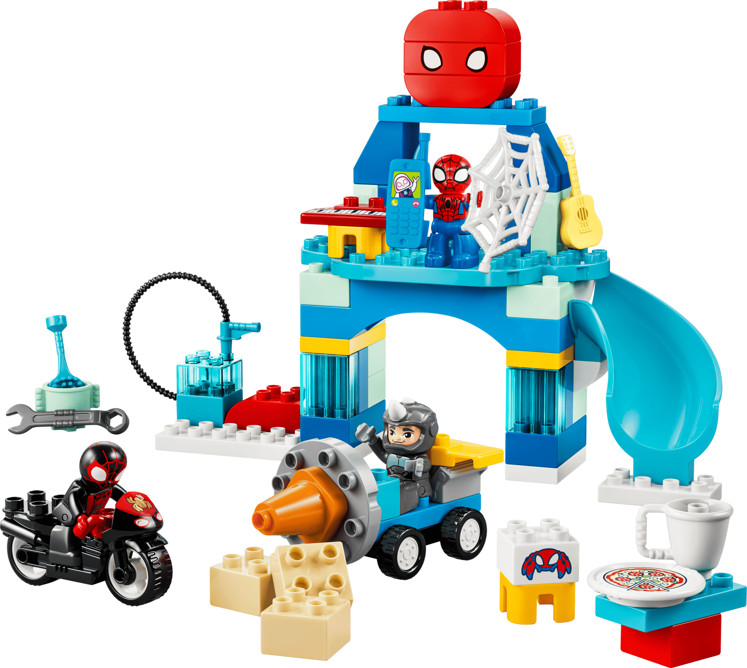 LEGO DUPLO Team Spidey Webquarters built model