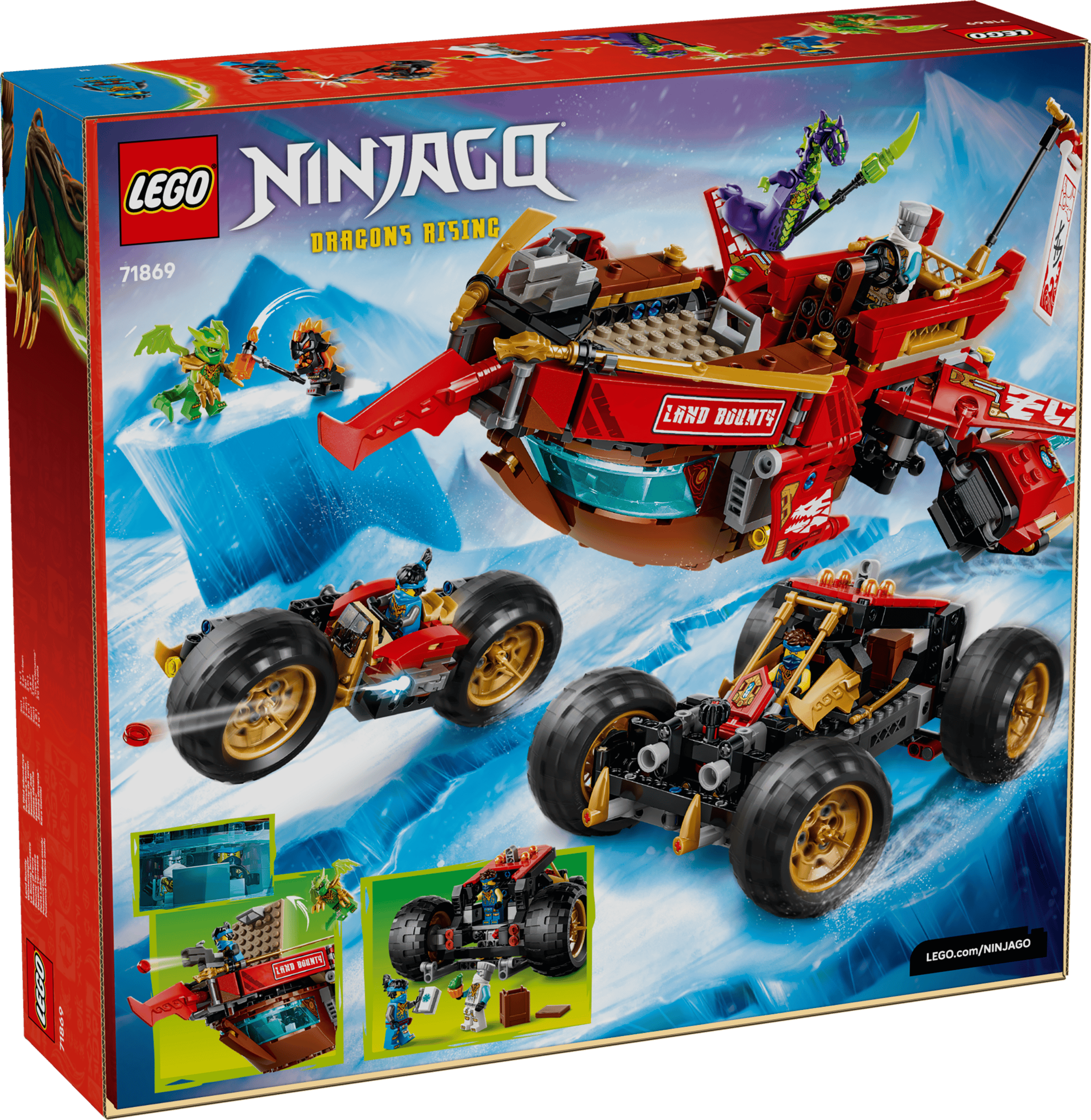 LEGO Ninjago Land Bounty 71869 box