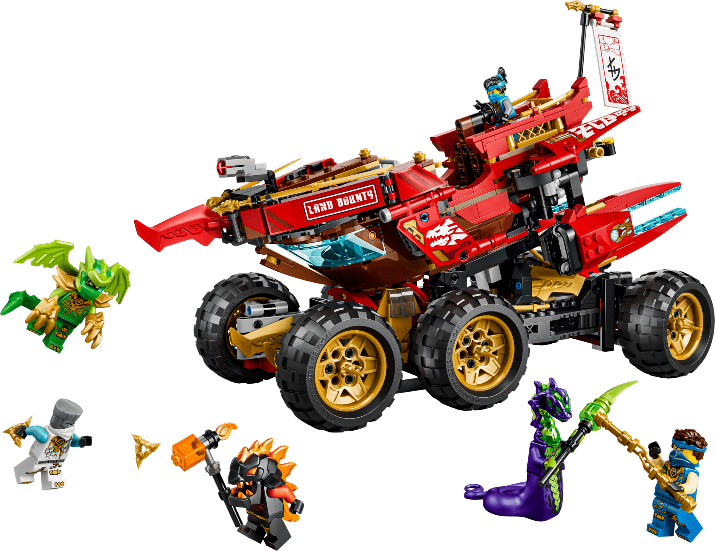LEGO Ninjago Land Bounty 71869 built model