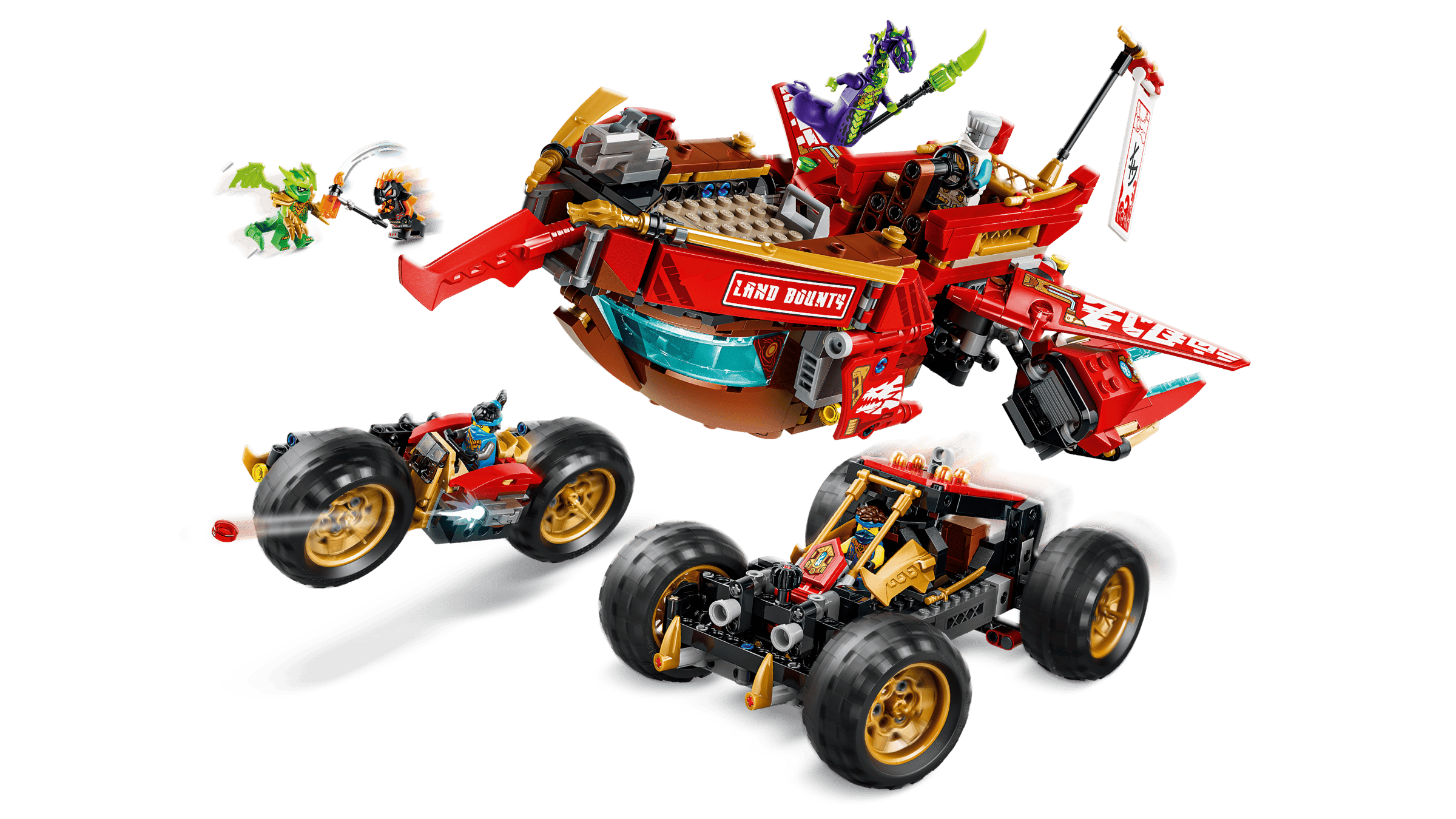 LEGO Ninjago Land Bounty 71869 detail view