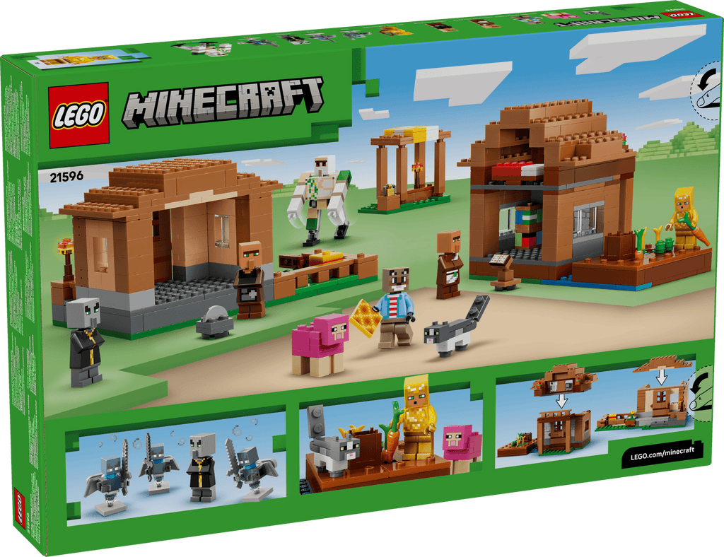 LEGO Minecraft Evoker Village Attack 21596 box