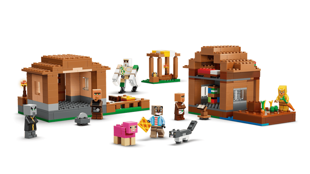 LEGO Minecraft Evoker Village Attack 21596 detail view