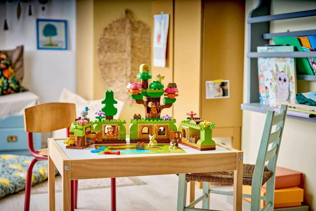 LEGO DUPLO Discovery Forest with Wild Animals on display