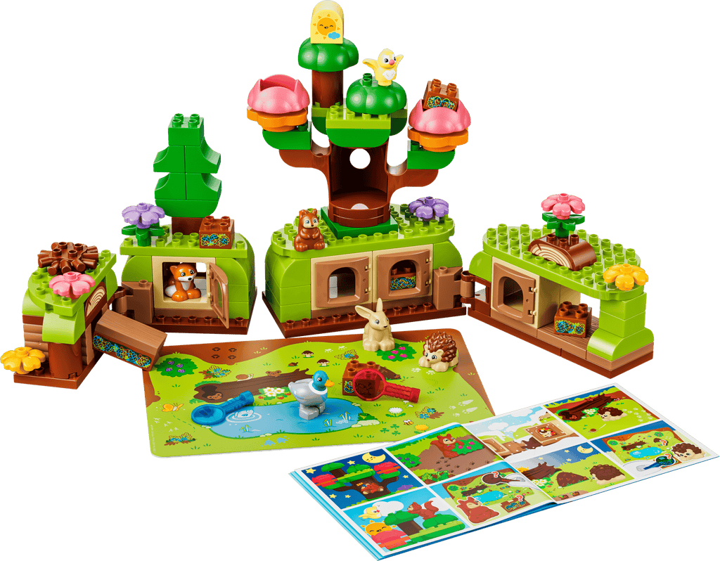 LEGO DUPLO Discovery Forest with Wild Animals built model