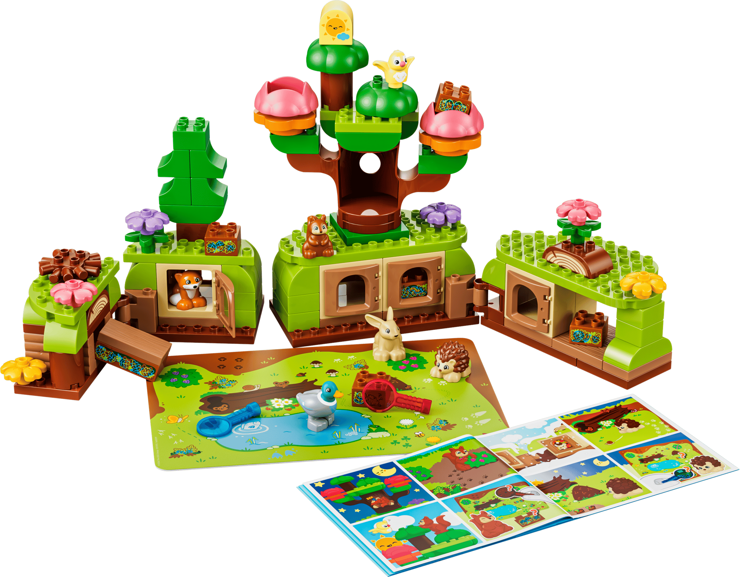 LEGO DUPLO Discovery Forest with Wild Animals built model