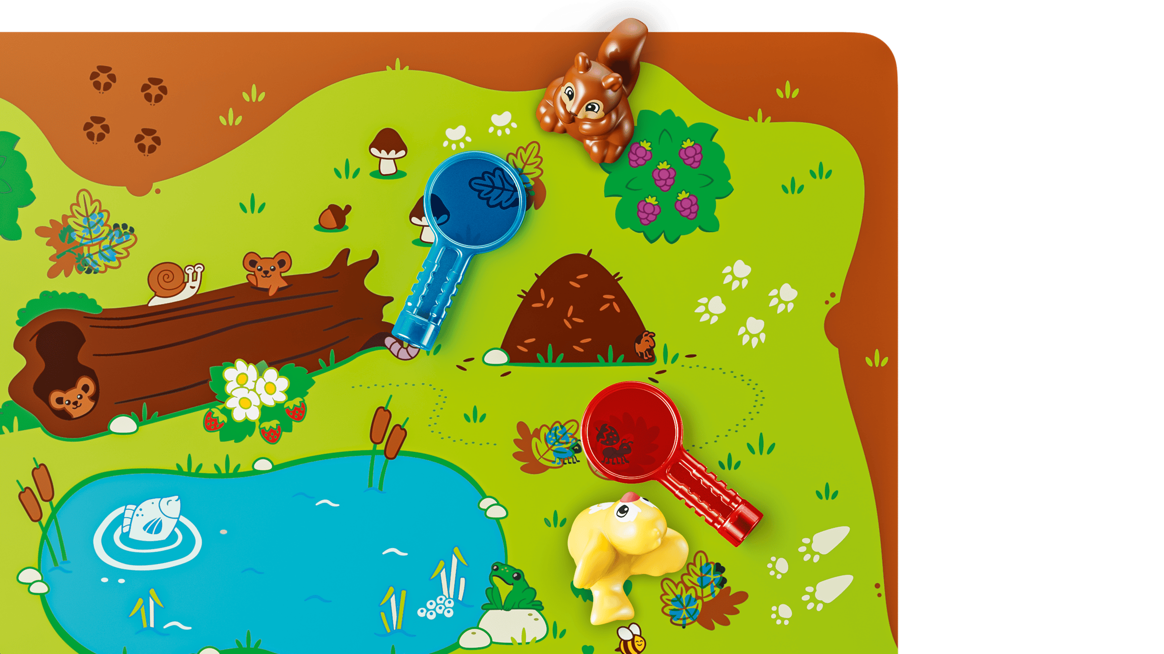 LEGO DUPLO Discovery Forest with Wild Animals detail view