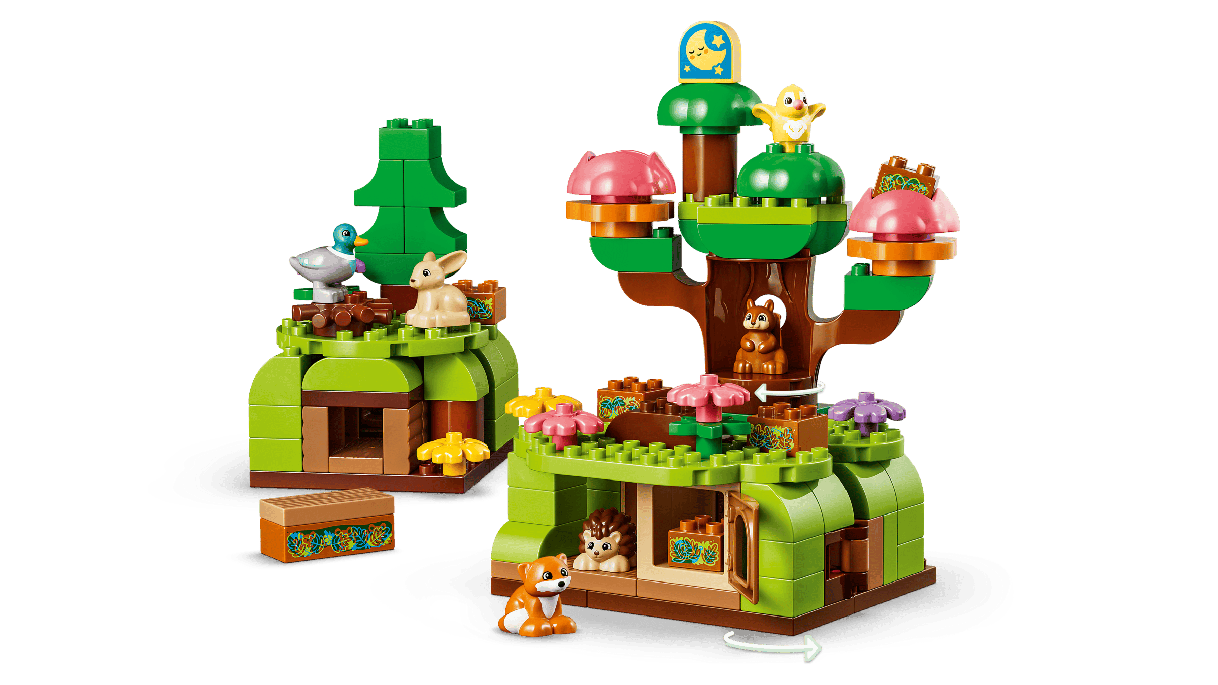 LEGO DUPLO Discovery Forest with Wild Animals detail view