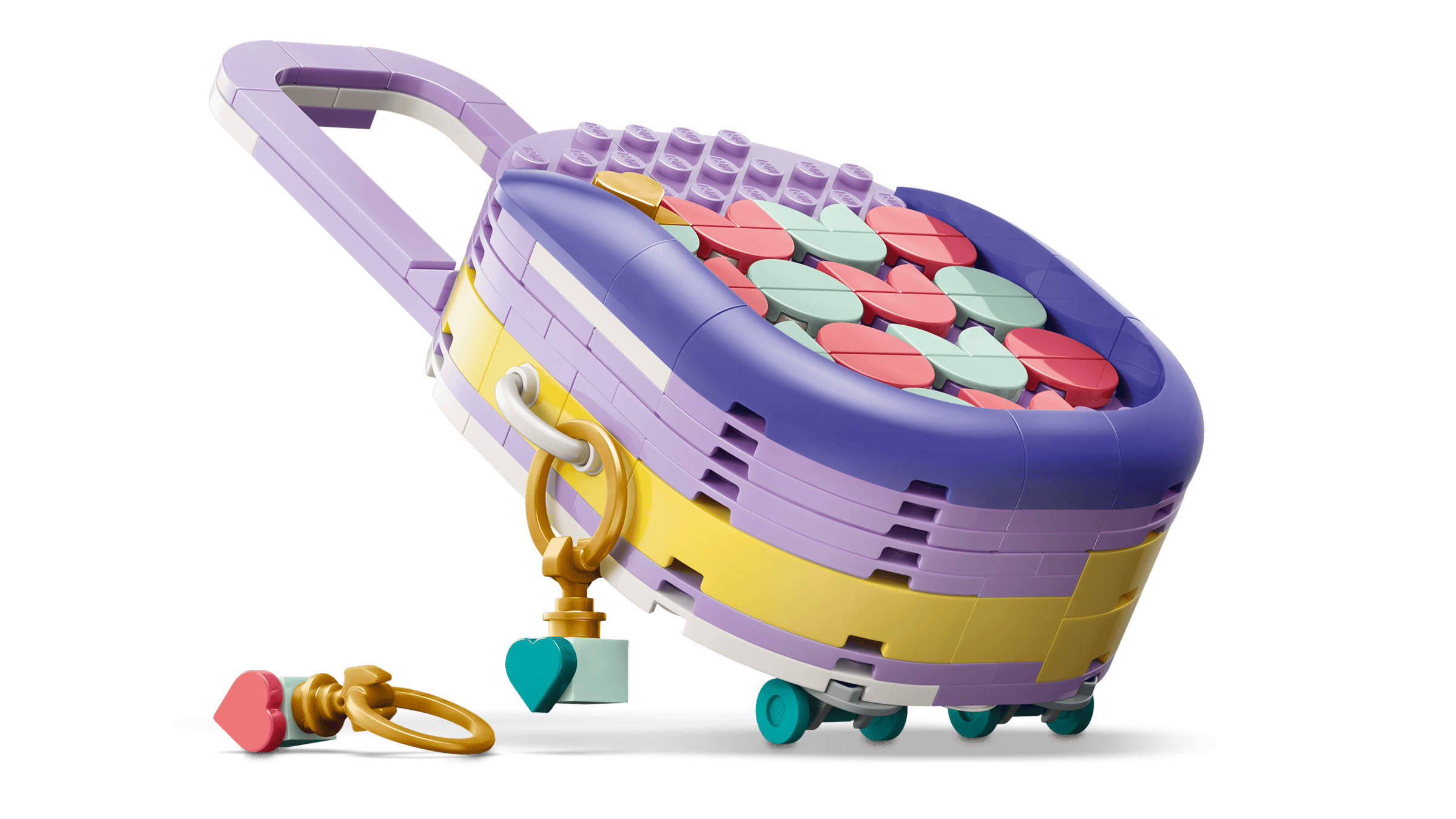 LEGO Creator 3-in-1 Art Fashion Bag with Storage 31391 detail view