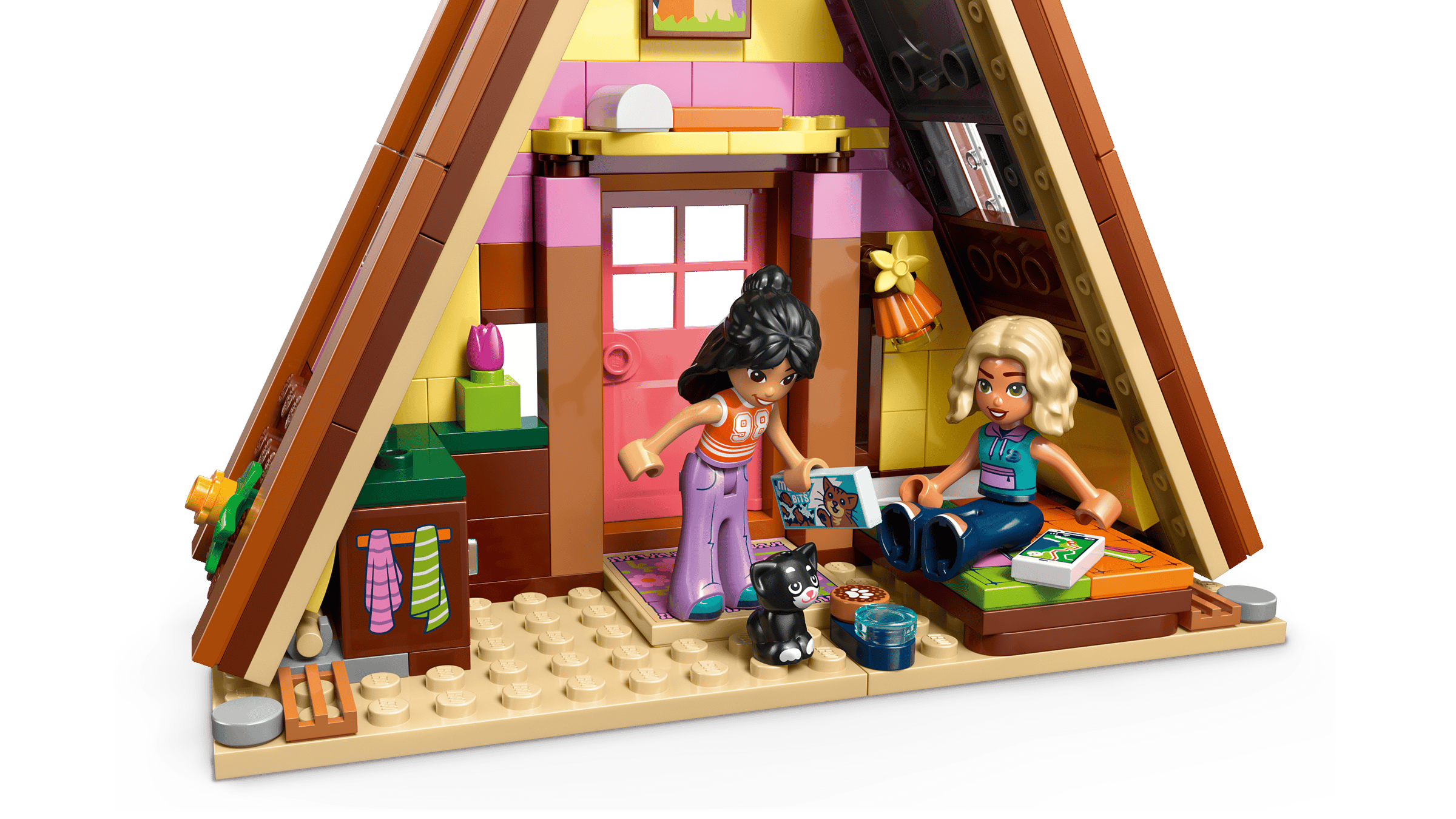 LEGO Friends Nature Glamping Cabin 42682 detail view