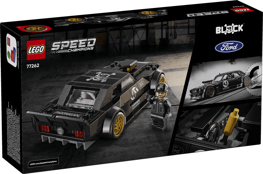 LEGO Speed Champions Ken Block's '65 Ford Mustang Hoonicorn V1 77262 box