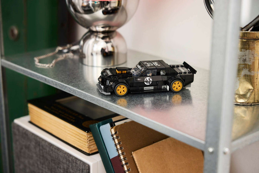 LEGO Speed Champions Ken Block's '65 Ford Mustang Hoonicorn V1 77262 play scene