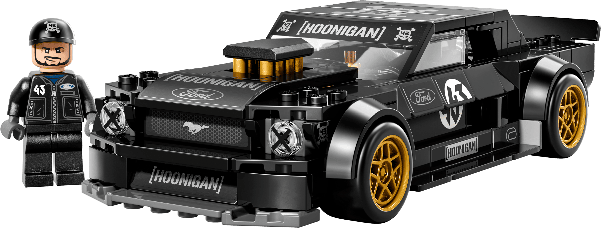 LEGO Speed Champions Ken Block's '65 Ford Mustang Hoonicorn V1 77262 built model