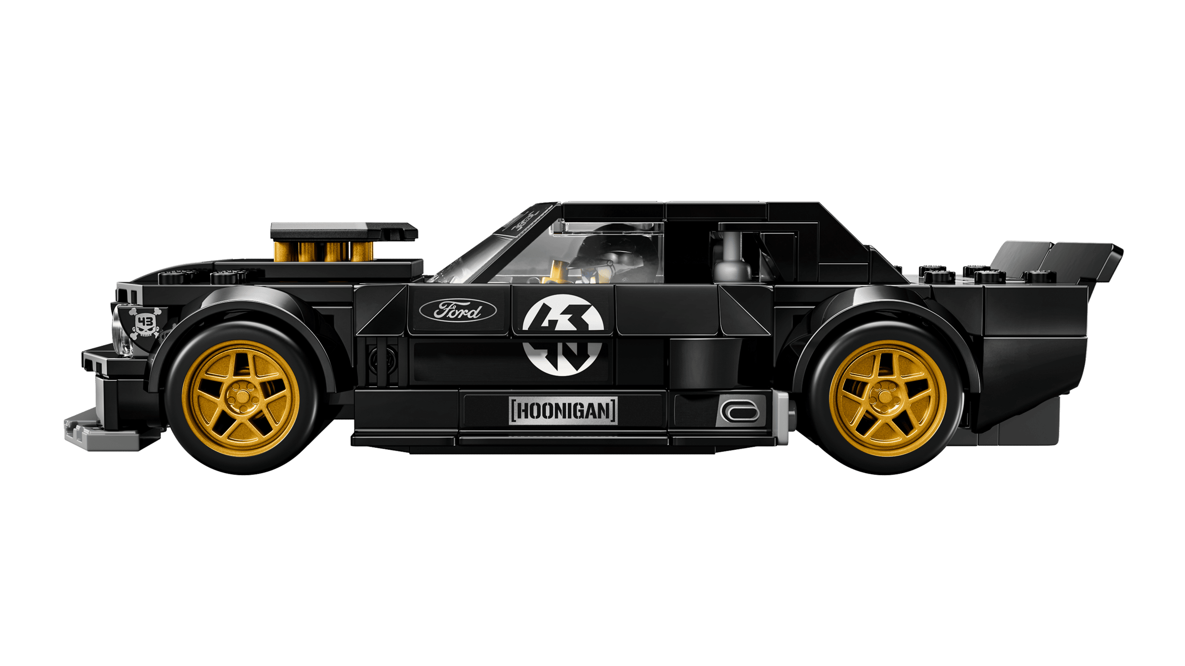 LEGO Speed Champions Ken Block's '65 Ford Mustang Hoonicorn V1 77262 detail view